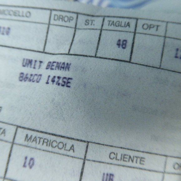 Umit Benan blue Silk cotton blazer jacket Italy i48 38r - Picture 8 of 8